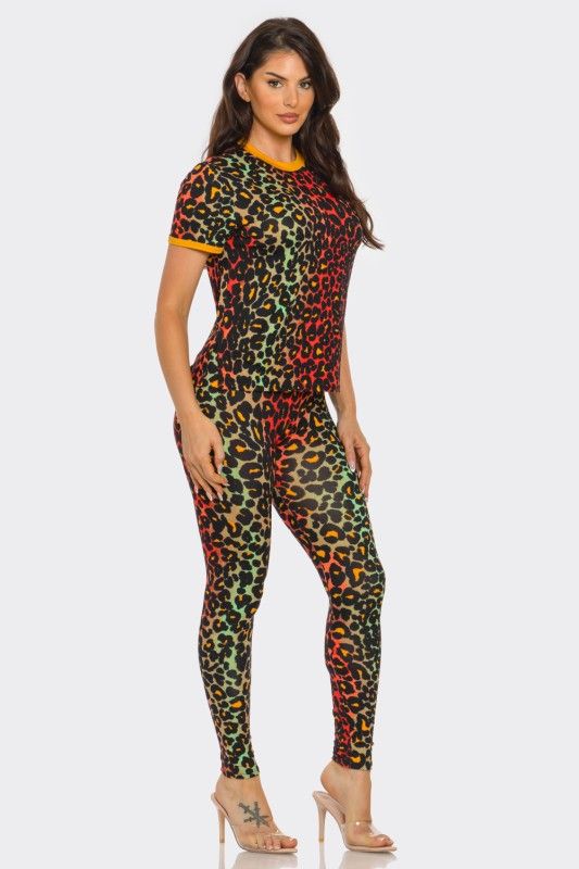 ALYSIA Untamed Edge Cheetah Set