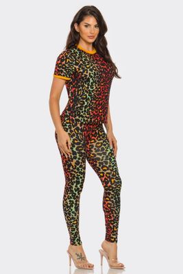 ALYSIA Untamed Edge Cheetah Set