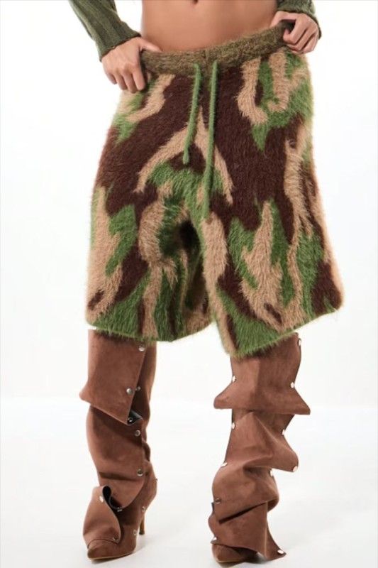 Joanne Rebel Camo Shorts