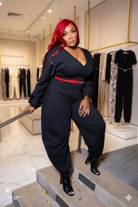 Tyra Comfy Cozy Sweatshirt Jumpsuit