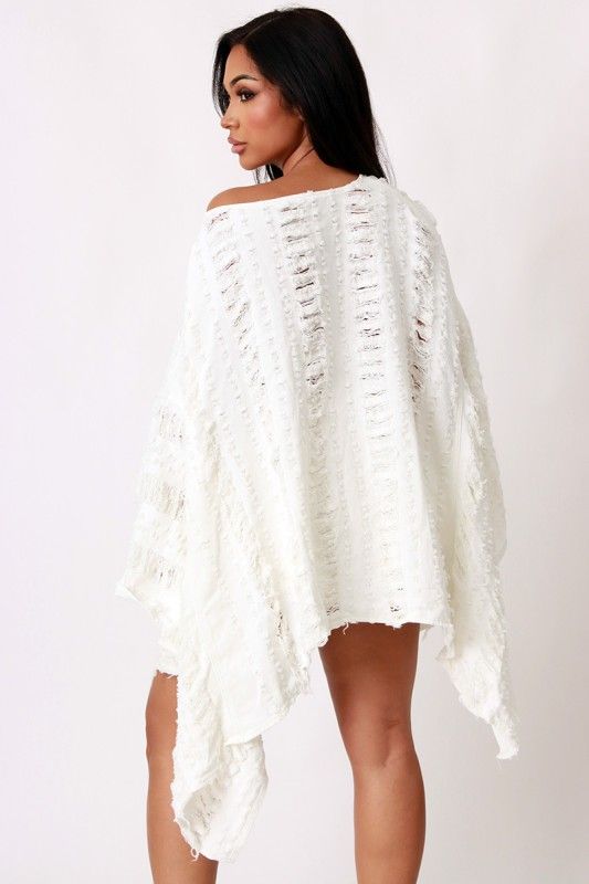 RUDY Rebel Asymmetrical Distressed Tunic