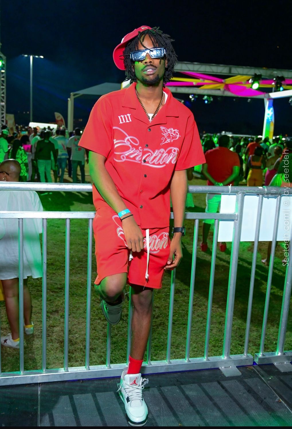 ALKI Red Royale Signature Short Set