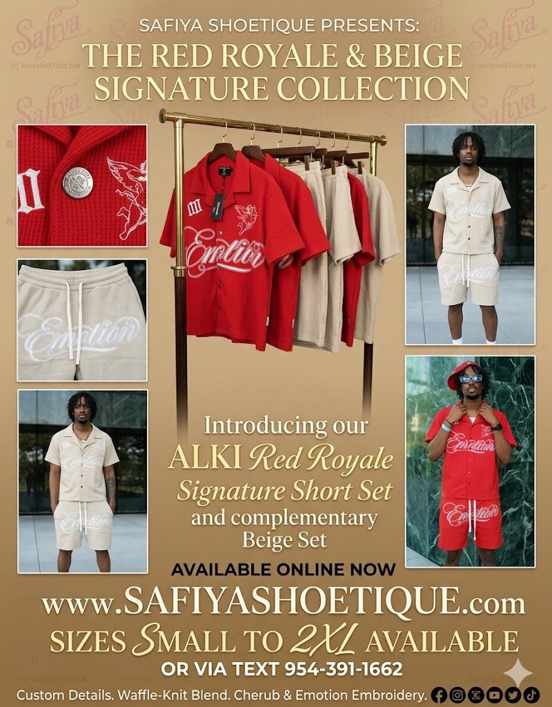 ALKI Red Royale Signature Short Set