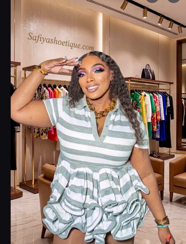 “The Riviera Ruffle Polo Dress”