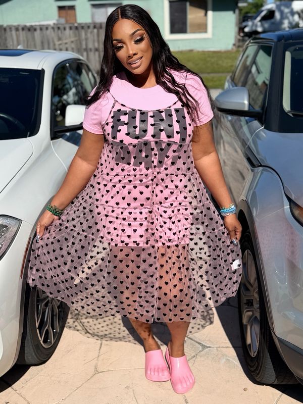 Korri Fun Day Flirt Mesh Dress