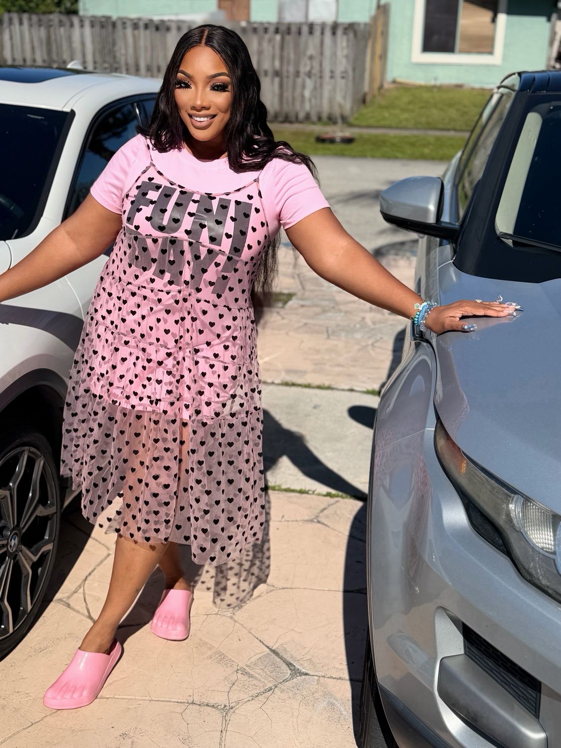 Korri Fun Day Flirt Mesh Dress