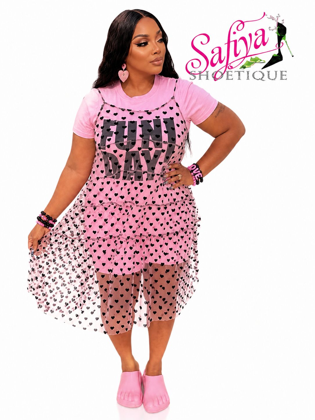 Korri Fun Day Flirt Mesh Dress