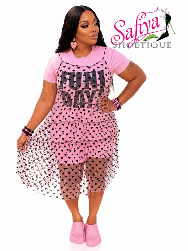 Korri Fun Day Flirt Mesh Dress