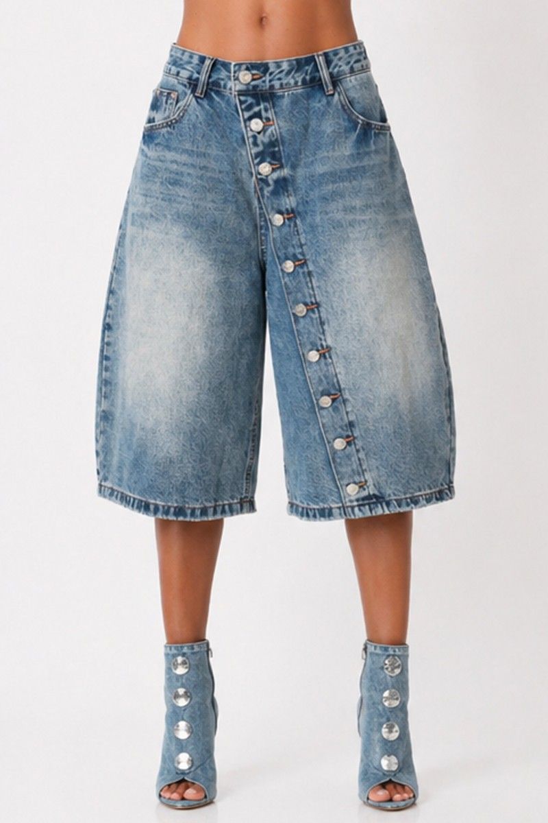 Tatum Elevated Edge Denim Shorts Tatum Elevated Edge Denim Shorts