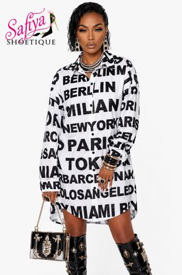 Parisian Luxe Statement Shirt Dress Parisian Luxe Statement Shirt Dress