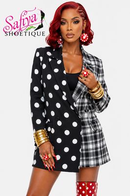 Tivoli Noir Couture Blazer Dress