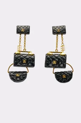 Shanti Handbag-Inspired Statement Earrings