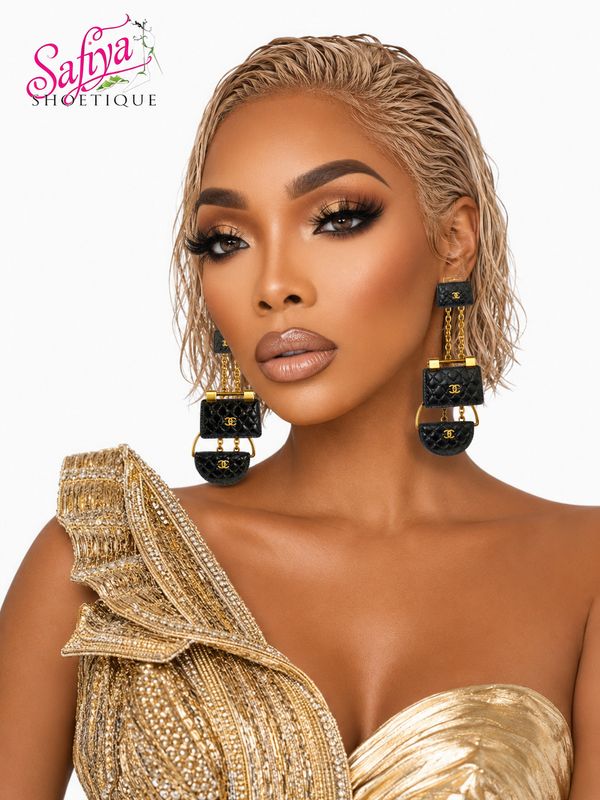 Shanti Handbag-Inspired Statement Earrings