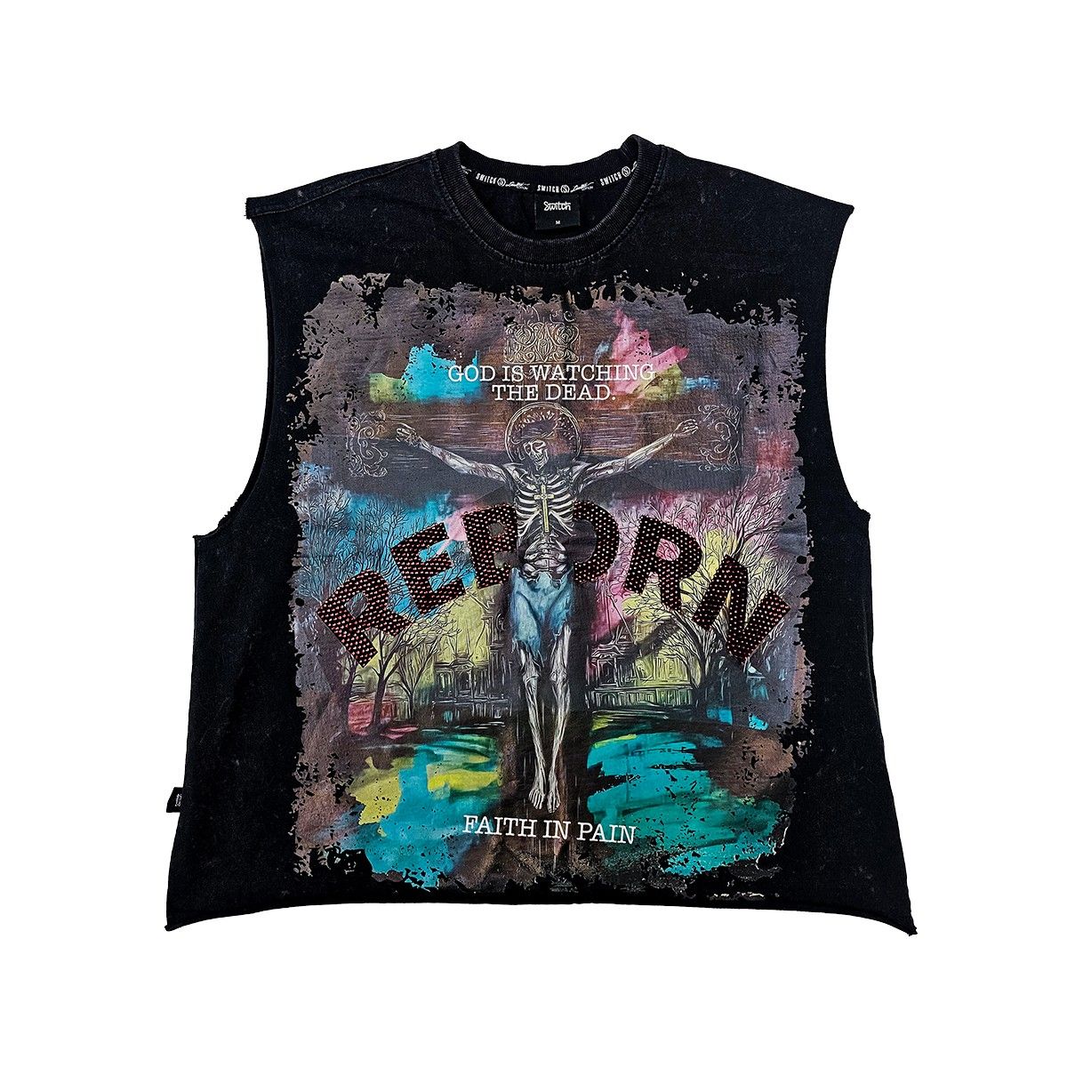 KASHI™ Raw Edge Muscle Top