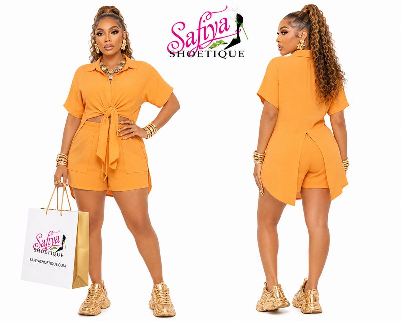 LARA  SUNKISSED Tangerine set