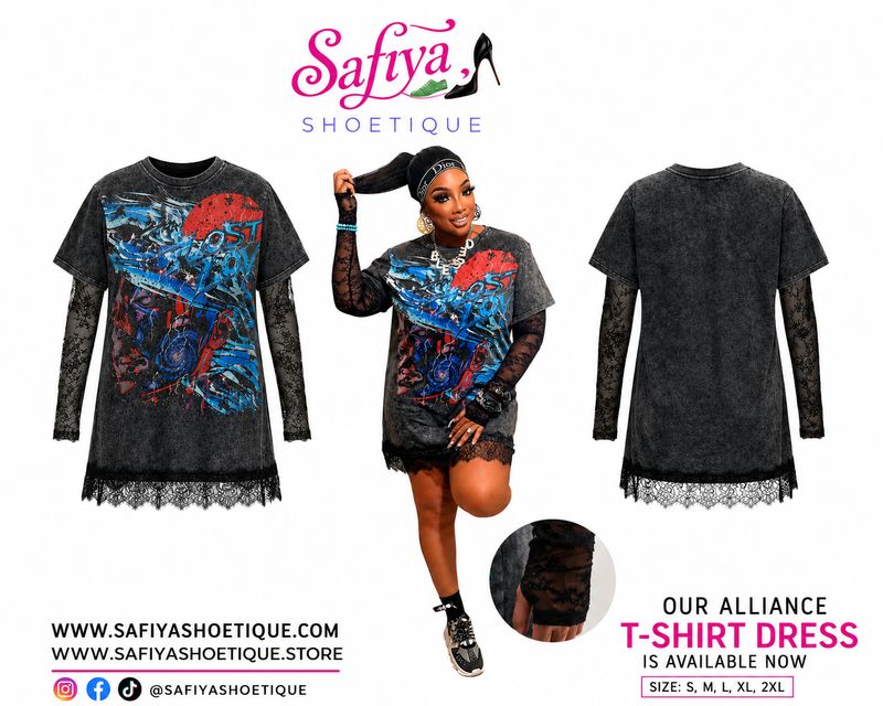 Sienna Alliance Graphic Lace Mini Dress