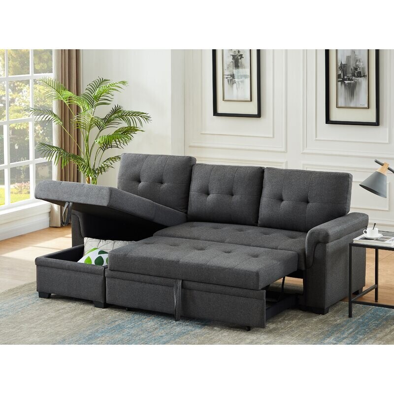 SOFA BED FOLDABLE MULTIFUNCTIONAL WITH STORAGE