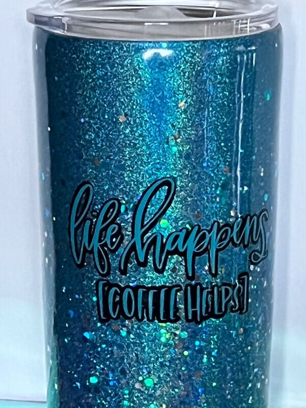 &quot;Life Happens, Coffee Helps&quot; Travel Cup