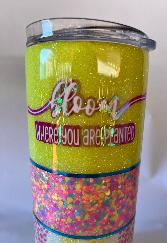 &quot;Bloom Where You Are Planted&quot; Travel Cup