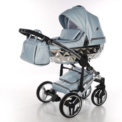 Junama Fluo Line Limited Sky Blue Glossy Silver