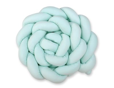 Tour de lit tressé XXL - 360 cm menthe