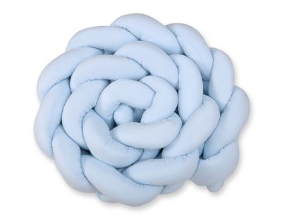 Tour de lit tressé XXL - 360 cm bleu