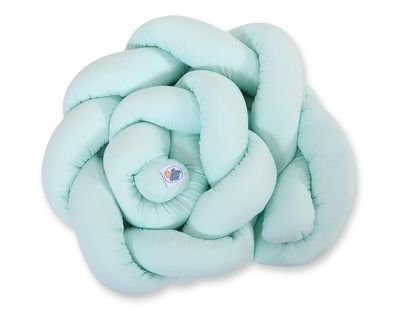 Tour de lit tressé - 180 cm menthe