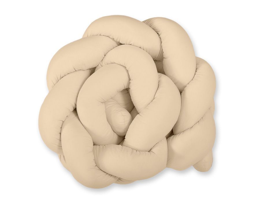 Tour de lit tressé - 180 cm beige