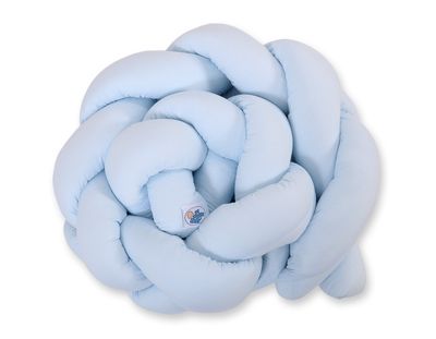 Tour de lit tressé - 180 cm bleu