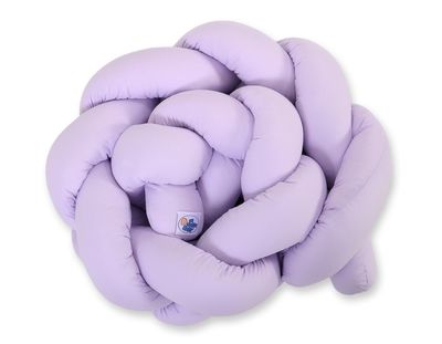 Tour de lit tressé - 180 cm mauve