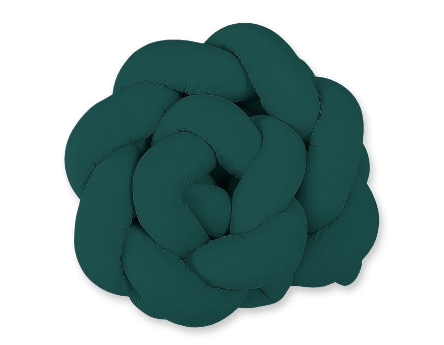 Tour de lit tressé - 180 cm vert bouteille