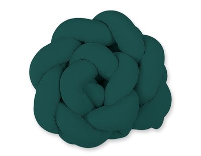 Tour de lit tressé - 180 cm vert bouteille