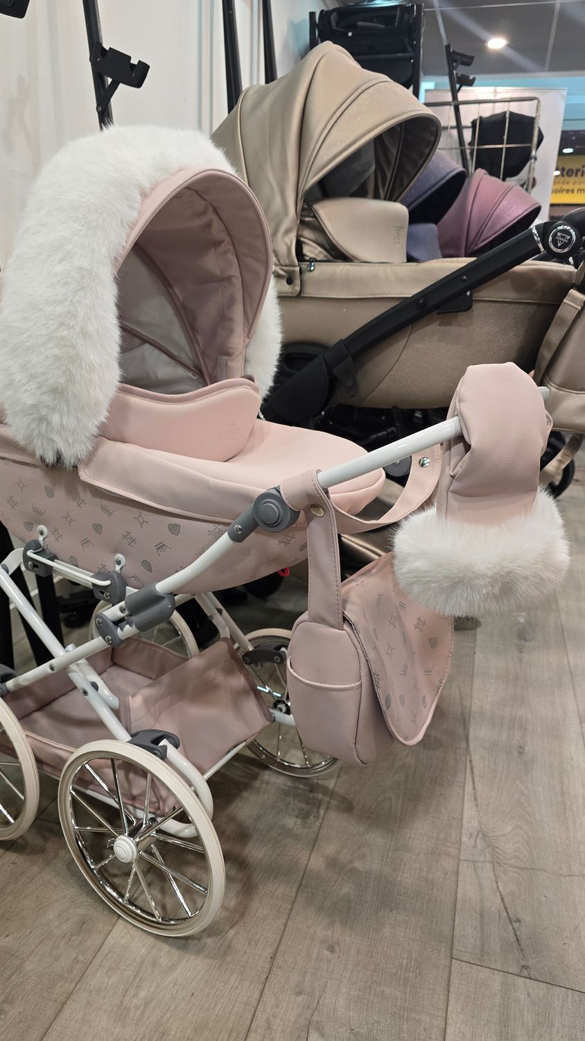 BOA + moufles pour imperial mini rose