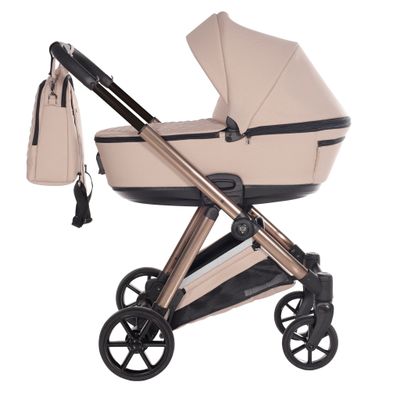 Junama Space V3 02 beige - trio compact, idéal pour tram, métro et vie citadine