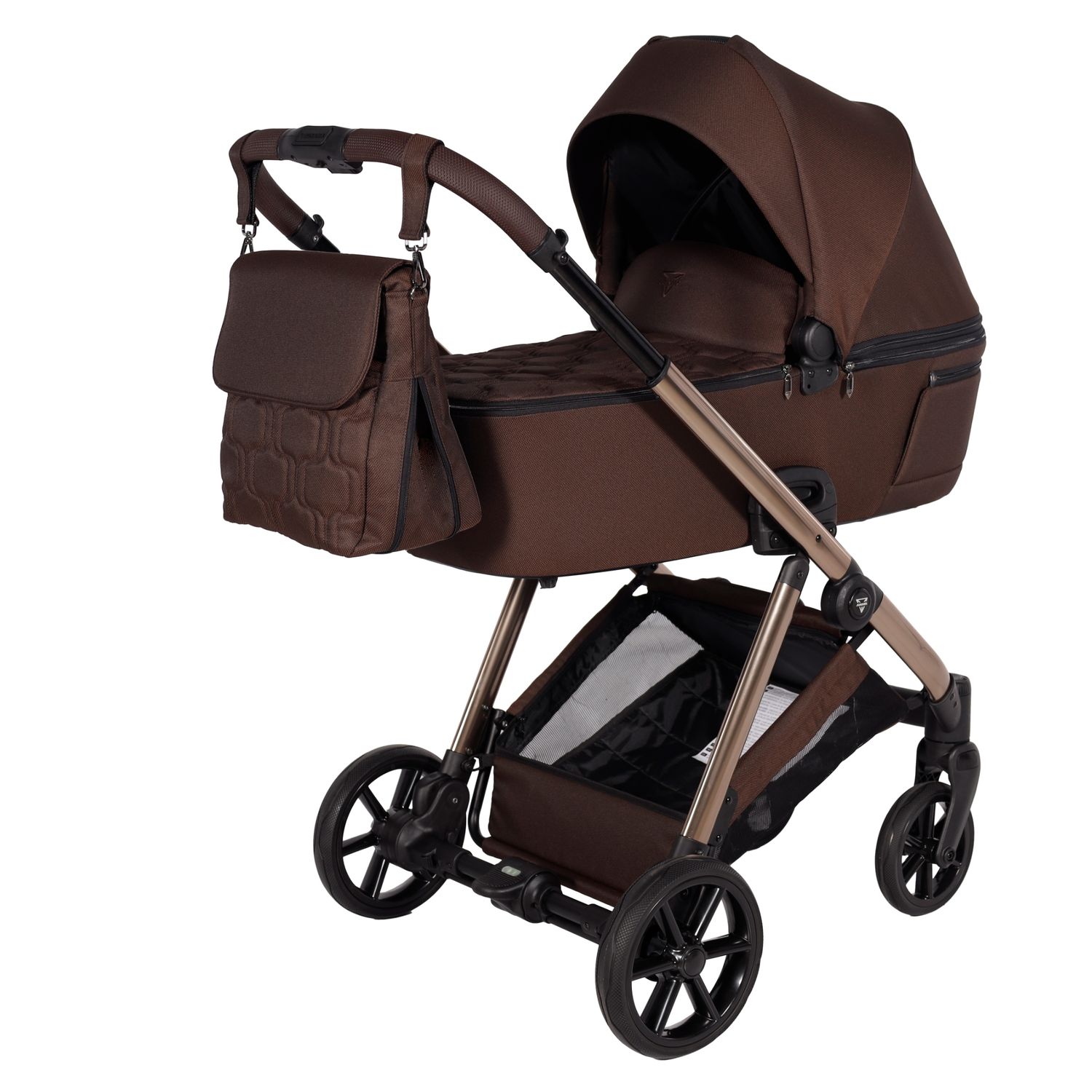 Junama Ellegante 08 bruine - 3en1 classique et compacte