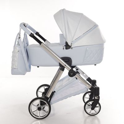 Junama Ellegante LAMÉ 03 blue - 3en1 brillante et compacte