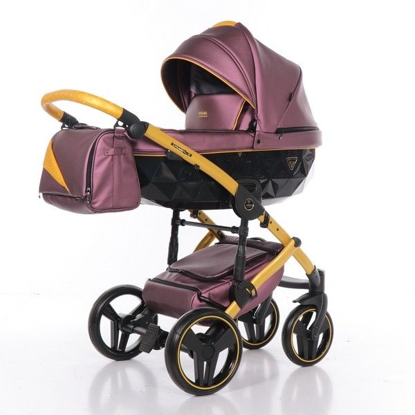Poussette DIAMOND mauve 3en1