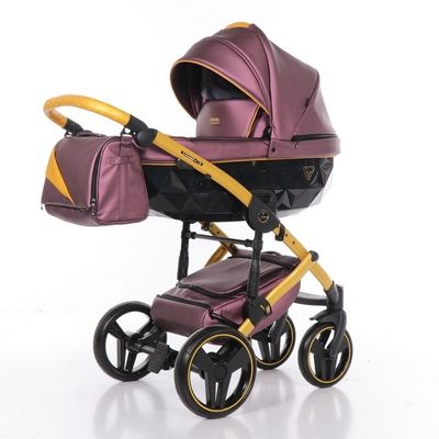 Poussette DIAMOND mauve 3en1