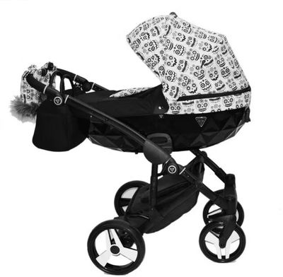 Poussette DIAMOND LTD noir et blanc 3en1