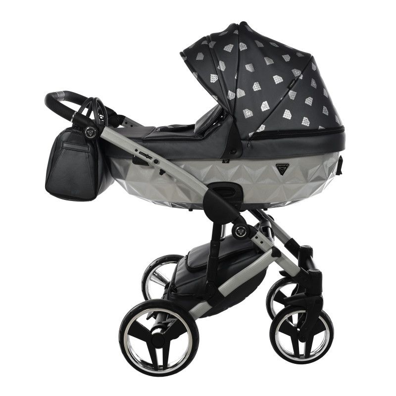 Poussette DIAMOND mauve 3en1