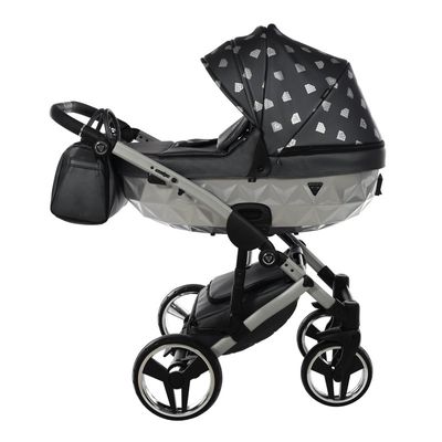 Poussette DIAMOND mauve 3en1