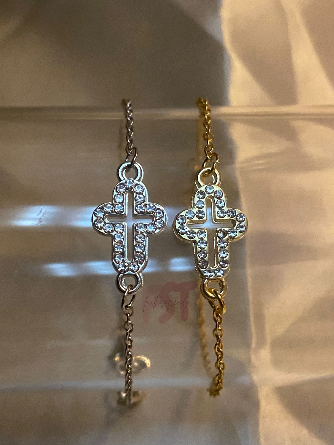 cross chain bracelet