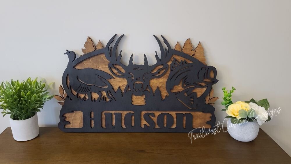 Turkey Buck Bass Monogram