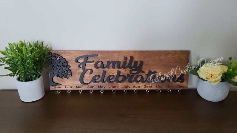 Family Celebrations - Sign