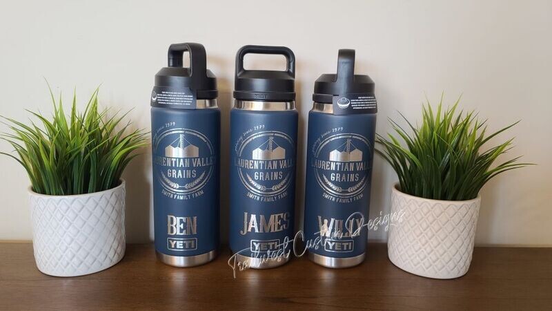 Laser Engraved Yeti Rambler® 26 OZ Bottle with Chug Cap