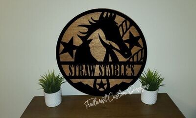 Horse 2 Monogram