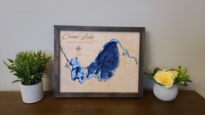 Crowe Lake 3D-Lake Maps