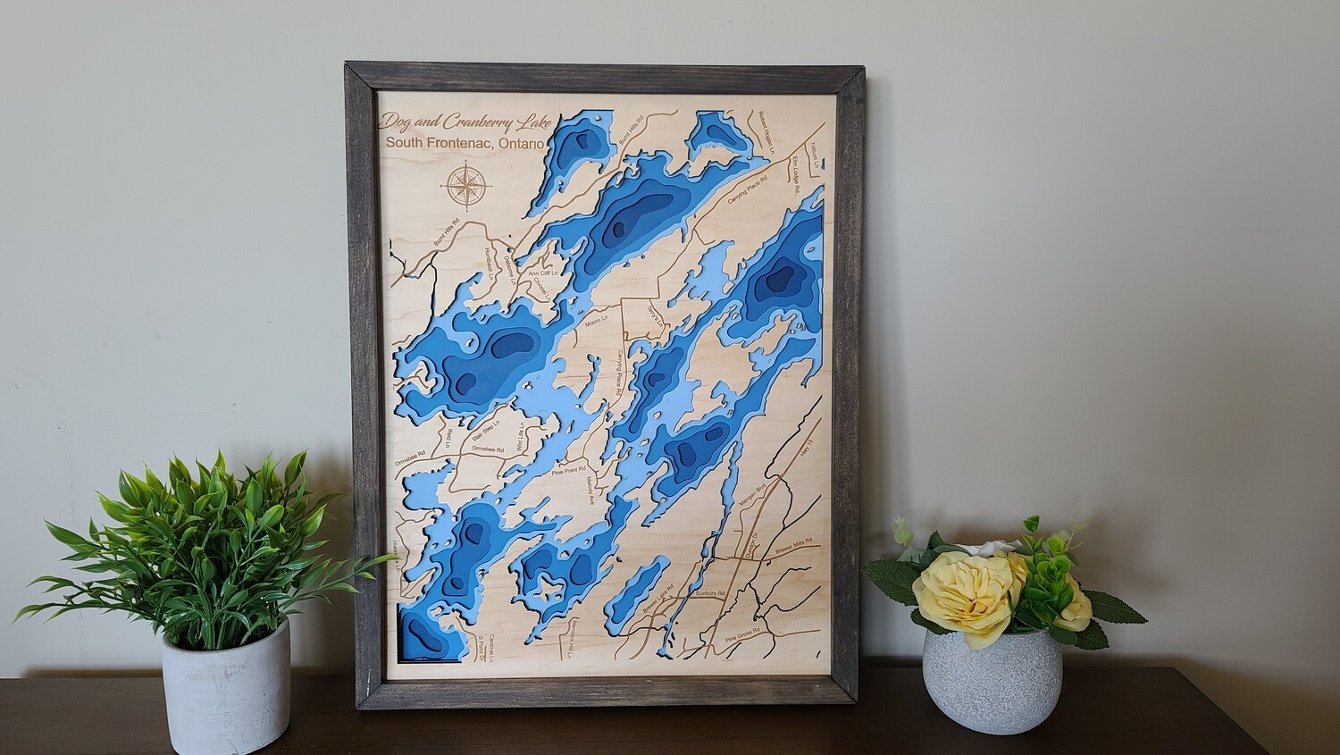 Dog &amp; Cranberry Lake 3D-Lake Maps