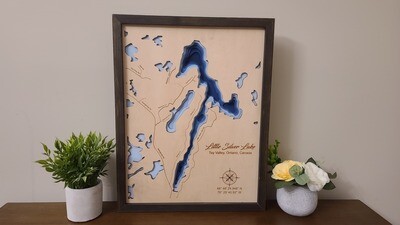 Little Silver Lake 3D-Lake Maps