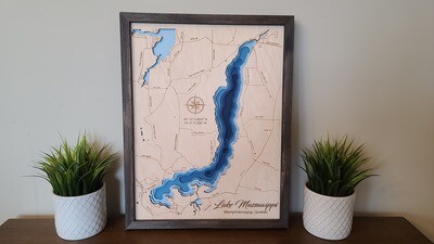 Lake Massawippi 3D-Lake Maps